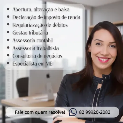 Serviços Contábeis - Legalize sua Empresa, MEI e Imposto de Renda