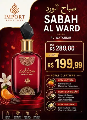 Perfume árabe Sabah Al Ward