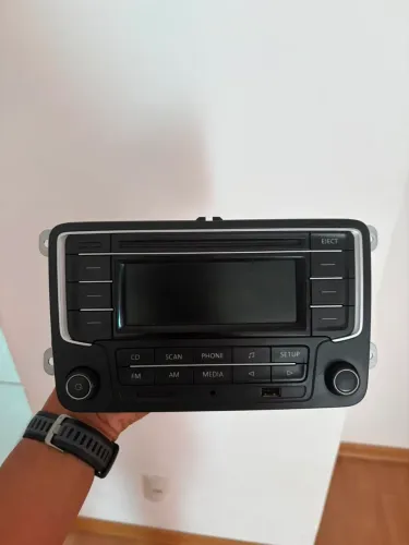 Rádio Original VW Media Plus ? Gol, Voyage, Saveiro, Fox (Perfeito Estado)