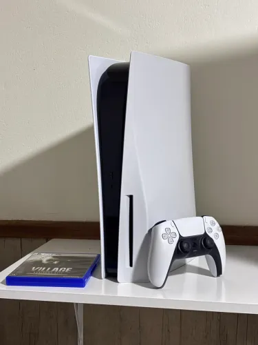 PS5 COM LEITOR + GARANTIA