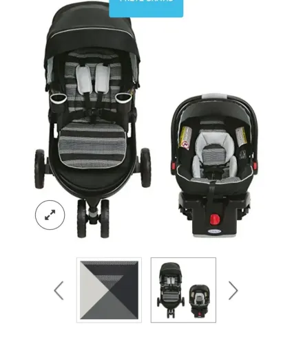 Carrinho de bebê Graco - cadeira de carro infantil 360° - balanço para bebê 