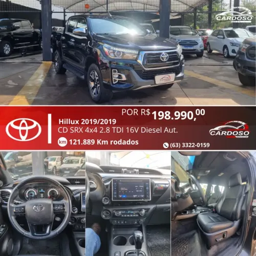 Toyota Hilux CD SRX 4X4 2.8 TDI 16V Diesel Aut. 2019