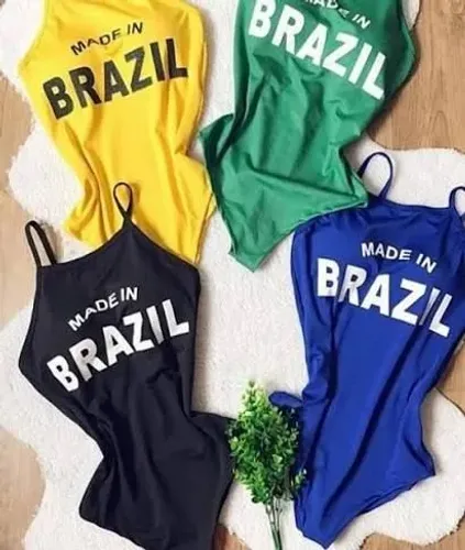 Body Brasil Feminino Cavado Alça Larga Busto Quadrado Sexy ...