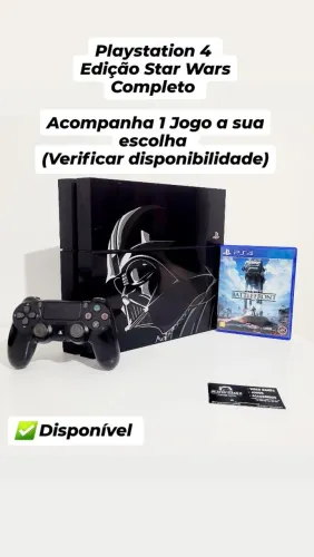 Playstation 4 Edição Star Wars!! (Aceito Cartão)