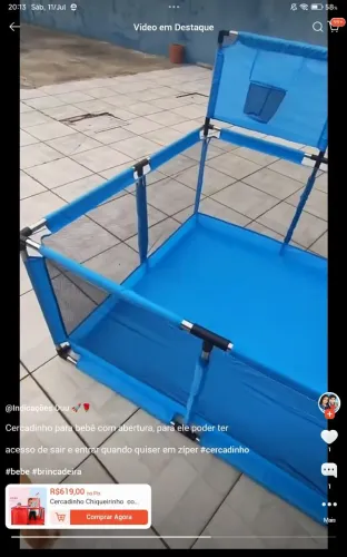 Cercadinho chiqueirinho infantil 