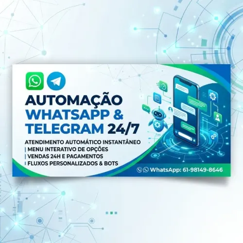 Sistema De Atendimento Automático Whatsapp | Chatbot E Cobrança Pix