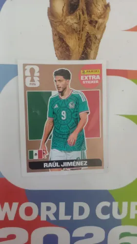 Figurinha extra sticker bronze raul jimenez fifa world cup 2026