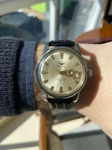 LONGINES CONQUEST AUTOMATIC CALENDAR 1954 - CALIBRE DE MANUFATURA 19ASD
