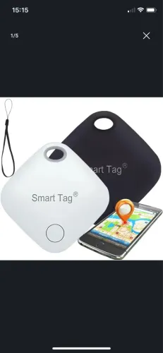 Smart Air Tag Rastreador Bluetooth para iPhone | Localizador App iOS Objetos Perdidos/Pet