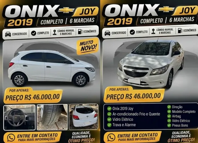 Chevrolet Onix JOY Hatch 1.0 8V Flex Mec. 4P 2019