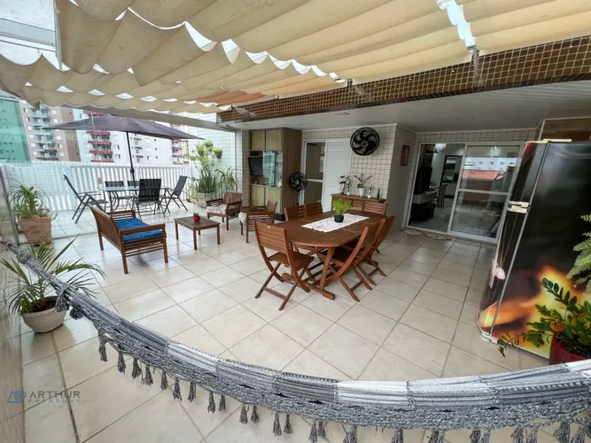 Apartamento Garden 3 dormitórios - Vista Mar - Planejado - Bairro: Guilhermina