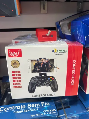 Controle Para Celular Smartphone + Cabo Telescópico Android AL-G7 Bluetooth Altomex 