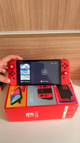 Nintendo Switch Oled Versão Mario