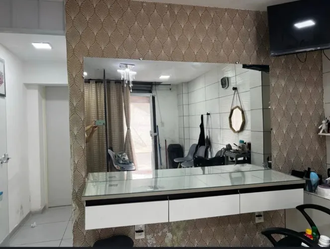 Bancada +espelho para salão