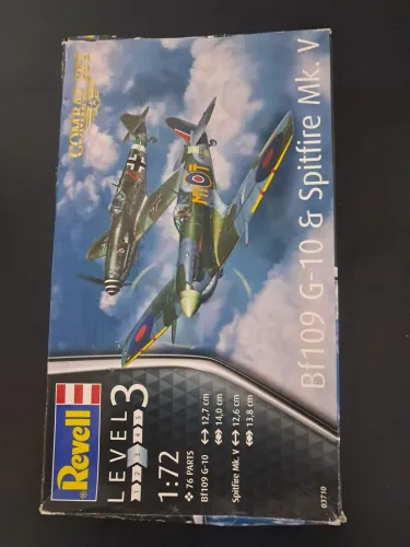 Kit Revell Plástico Br109 G-10 & Spitfire Mk.V