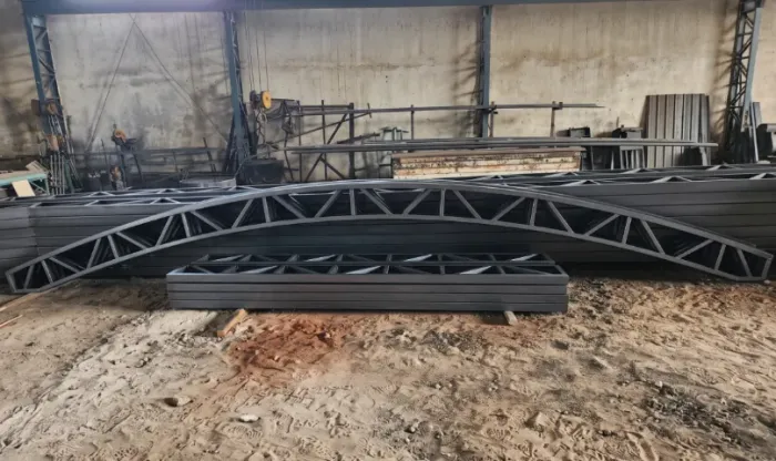 Barracão / Galpão 8x15m (120 m2) - Estrutura Metálica Completa Treliça