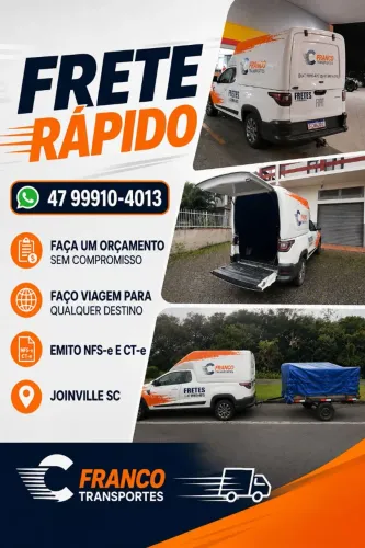 FRETE RÁPIDO E PEQUENAS MUDANÇAS