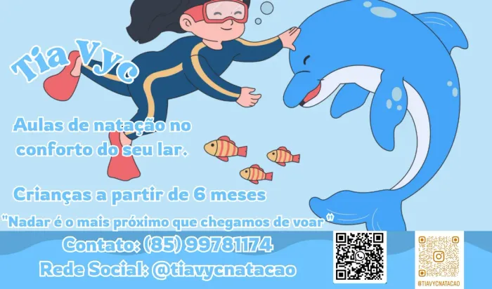 Aulas de natação 