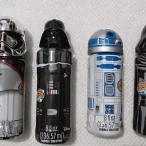 Bubbles Star Wars (Colecionadores) - Captain Phasma Head, Darth Vader, R2D2, Kylo Ren