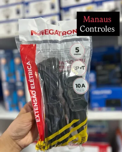Extensão Elétrica 5 Metros com 3 Tomadas ( Promoção )