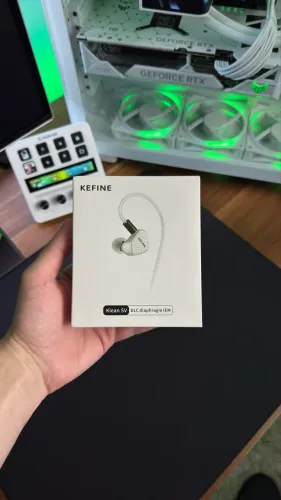 KEFINE Klean - IEM Hi-Fi Driver Dinâmico 10mm DLC