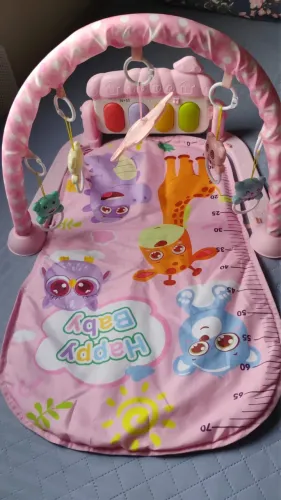 Tapete de Atividades Musical Happy Baby (Rosa)
