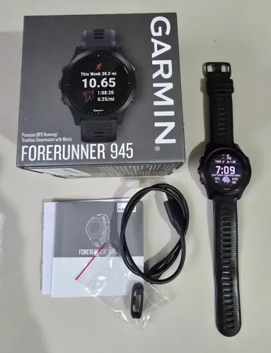 Garmin Forerunner 945 Gps Music 47mm - Black