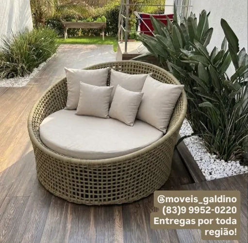 Chaise em corda náutica a pronta entrega 