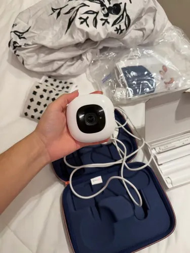 Babá Eletrônica Nanit Completa Com Suporte, Bolsa de Viagem, Lençol e Faixa