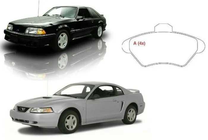 Pastilha Freio Dianteiro Ford Mustang Ano: 1994 /2000