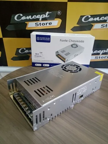 Fonte Chaveada 12V 50A - Novo