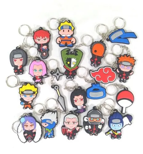 Chaveiros Naruto Shippuden - NerdDog Store Akatsuki Itachi Kakashi Sakura Uchiha Konoha