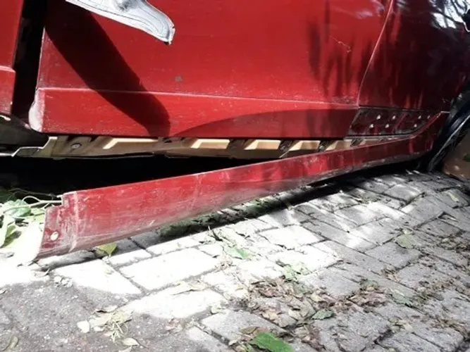 Spoiler Lateral Renault Fluence 2014 Lado Esquerdo