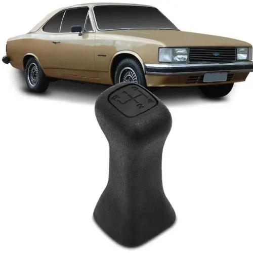 Bola de Câmbio Chevrolet Opala / Caravan 1985 à 1991 4M - Preto Gravado - N400510
