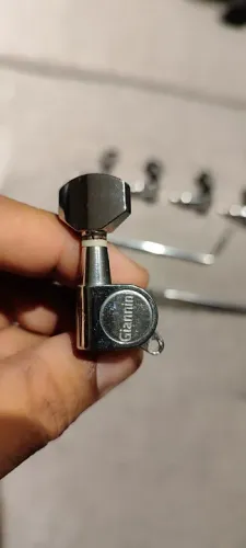 Tarraxas guitarra / violao 6 em linha Alavancas para guitarra strato