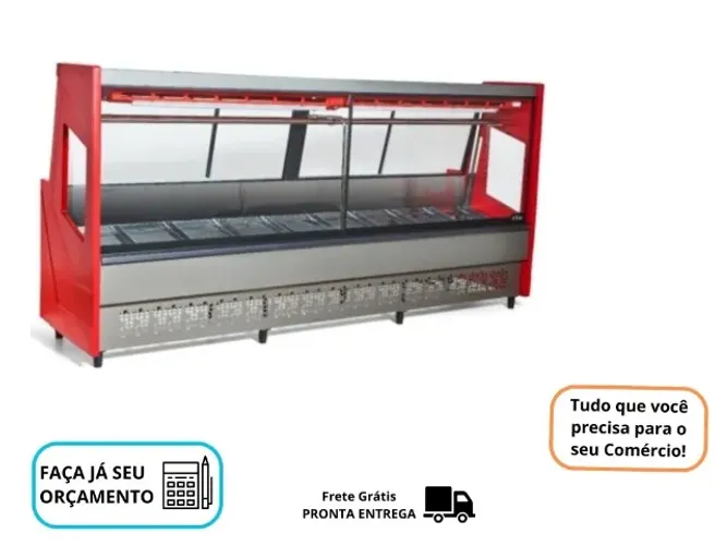 Balcao Frigorífico de Carnes Novo 3 Metros Polar