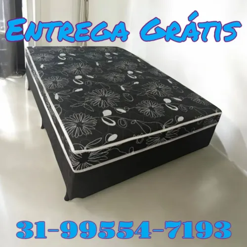CAMA BOX CASAL D33 ORTOPÉDICA / NOVAS / MODELO 2409260846