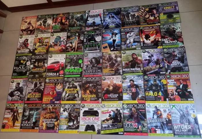 Revistas de Games XBOX 360 - apartir de R$12,00 cada