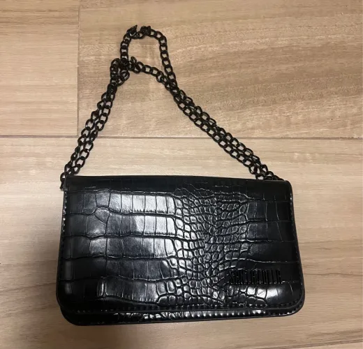 Bolsa Preta Croco