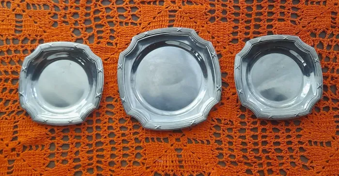 Jogo de 3 Peças de inox para Sobremesa