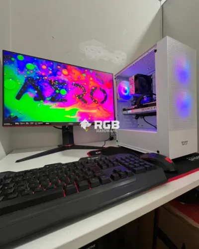 PC Gamer COMPLETO RYZEN 5 + RTX4060 + 1 ano de garantia e em até 12x