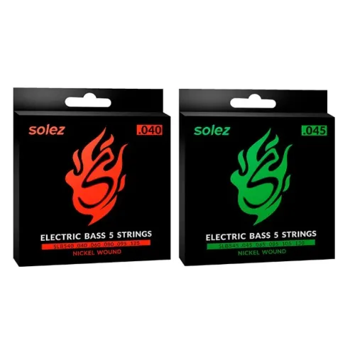 Corda Solez P/ Baixo de 5 Cordas 40/125 ou 45/130 - EC0374