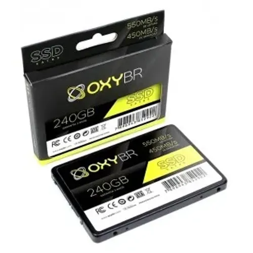 HD SSD 240GB OXY 2.5 SATA 3.0 (6 GB/S) LEITURA 550MB/S GRAVAÇÃO 450MB/S - OXYBR400/240