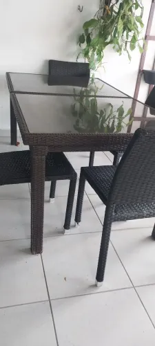 Mesa  de jantar para área gourmet 