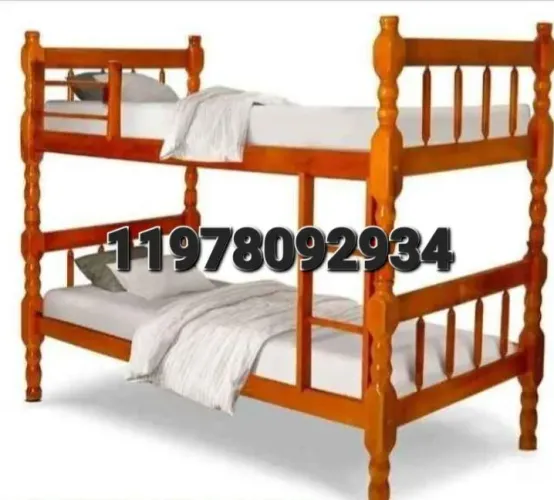 Cama beliche de madeira maciça Nova Direto da Fábrica a Partir 379,99