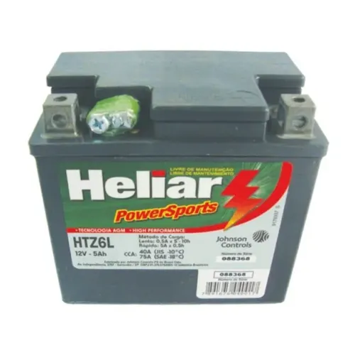 BATERIA HTZ6L TITAN BROS BIZ 12V 5A HELIAR