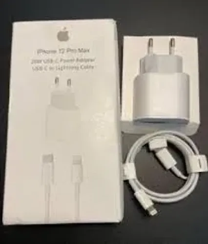 Carregador iPhone Cabo 1m + Caixa Fonte Tipo C 20w Turbo 