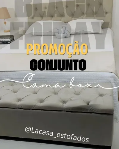 Cama Box em Promoção -Conjunto