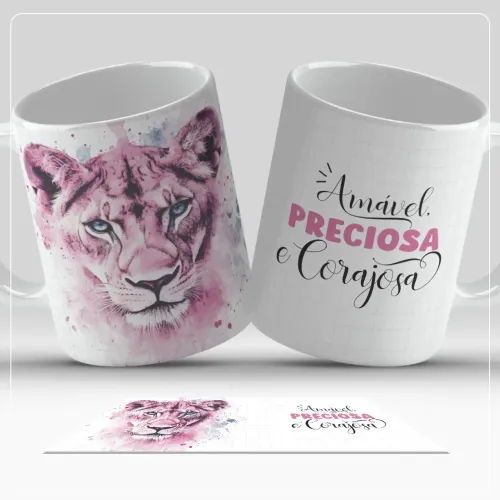 Caneca Leoa - Linda e Inspiradora!