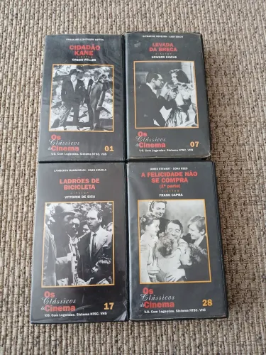 Coleção Com 04 filmes em VHS Clássicos do Cinema